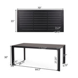 Templin Outdoor Aluminum Dining Table by Christopher Knight Home