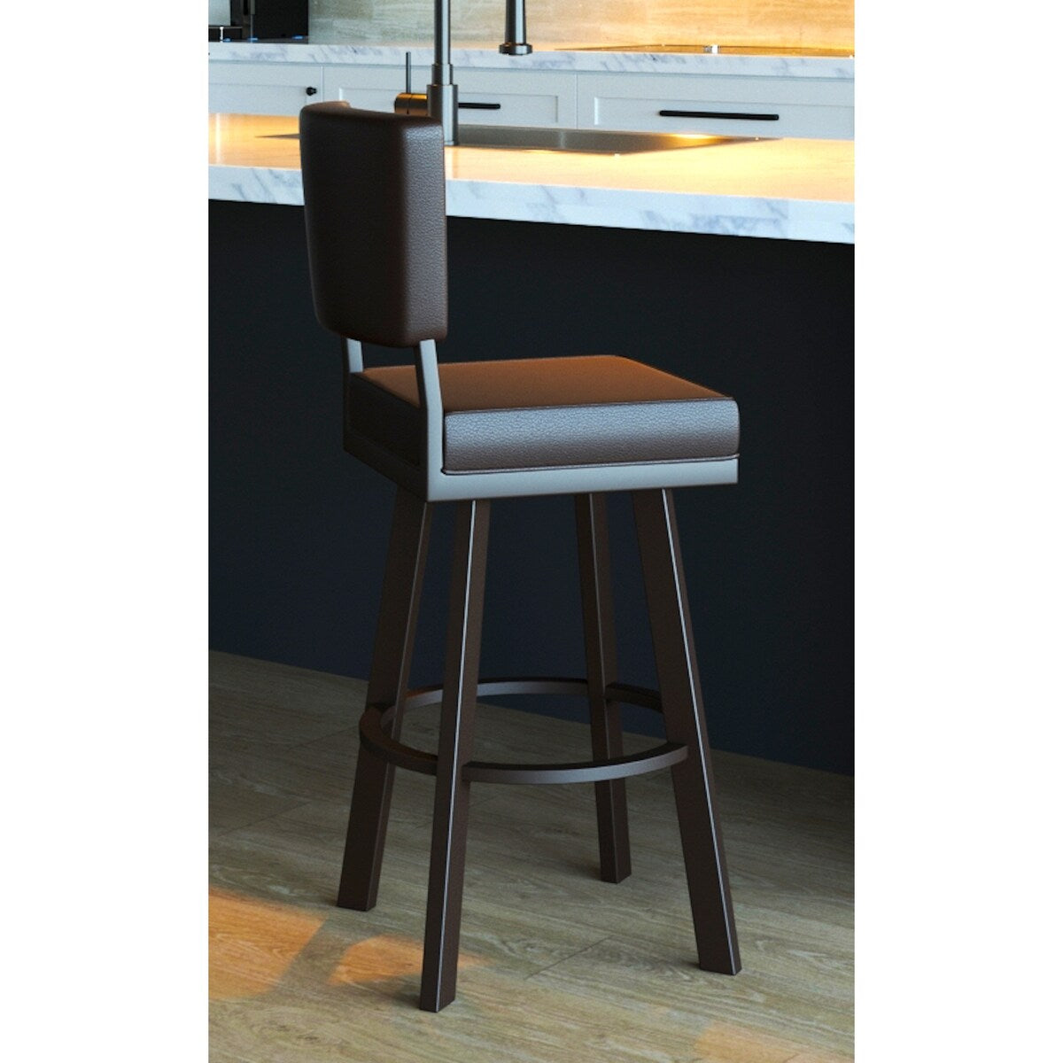 Tempo Furniture Malibu Swivel 26" Counterstool/30" Barstool by Furnish Theory