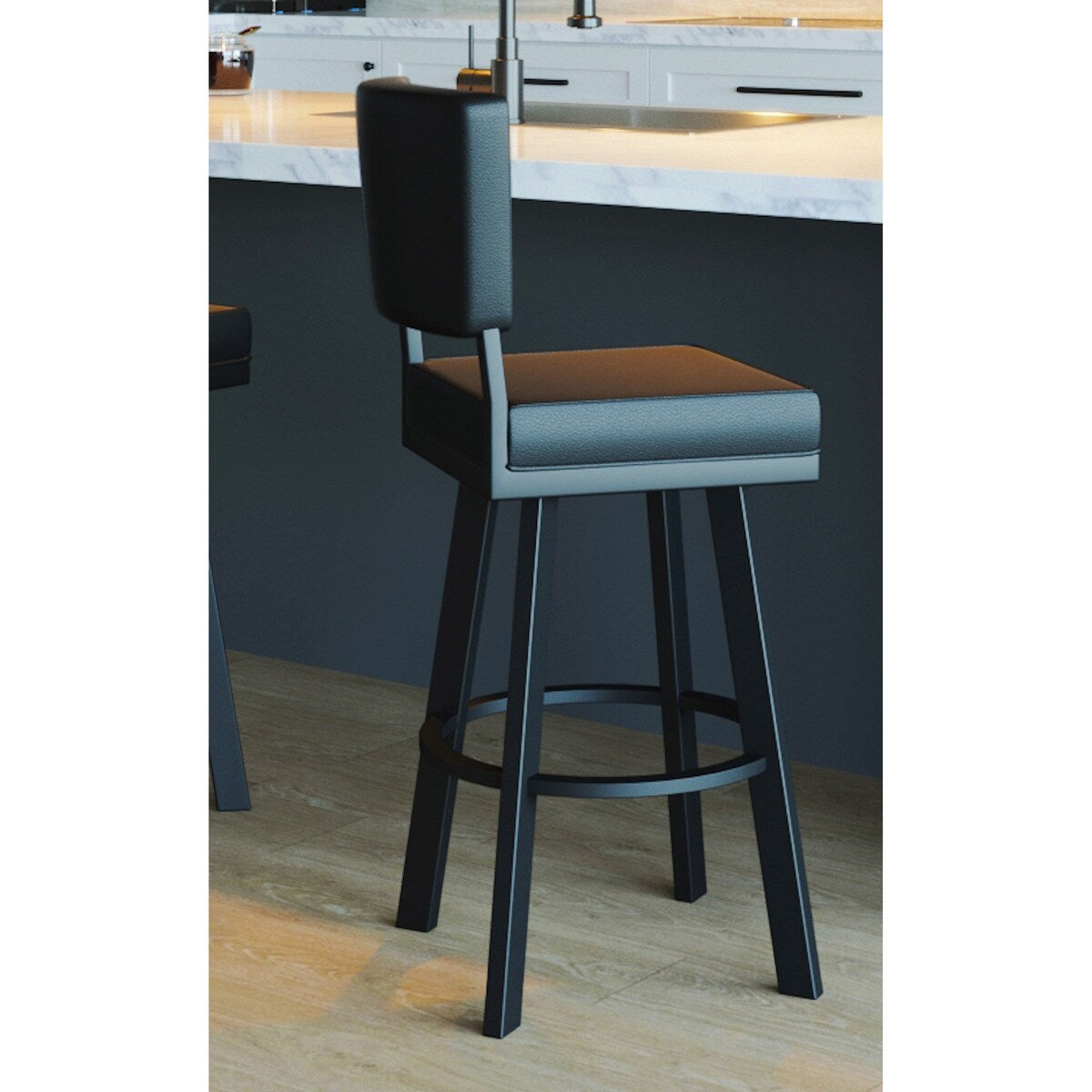 Tempo Furniture Malibu Swivel 26" Counterstool/30" Barstool by Furnish Theory