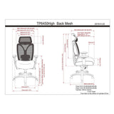 Tempur Pedic Mesh Ergonomic Task Chair