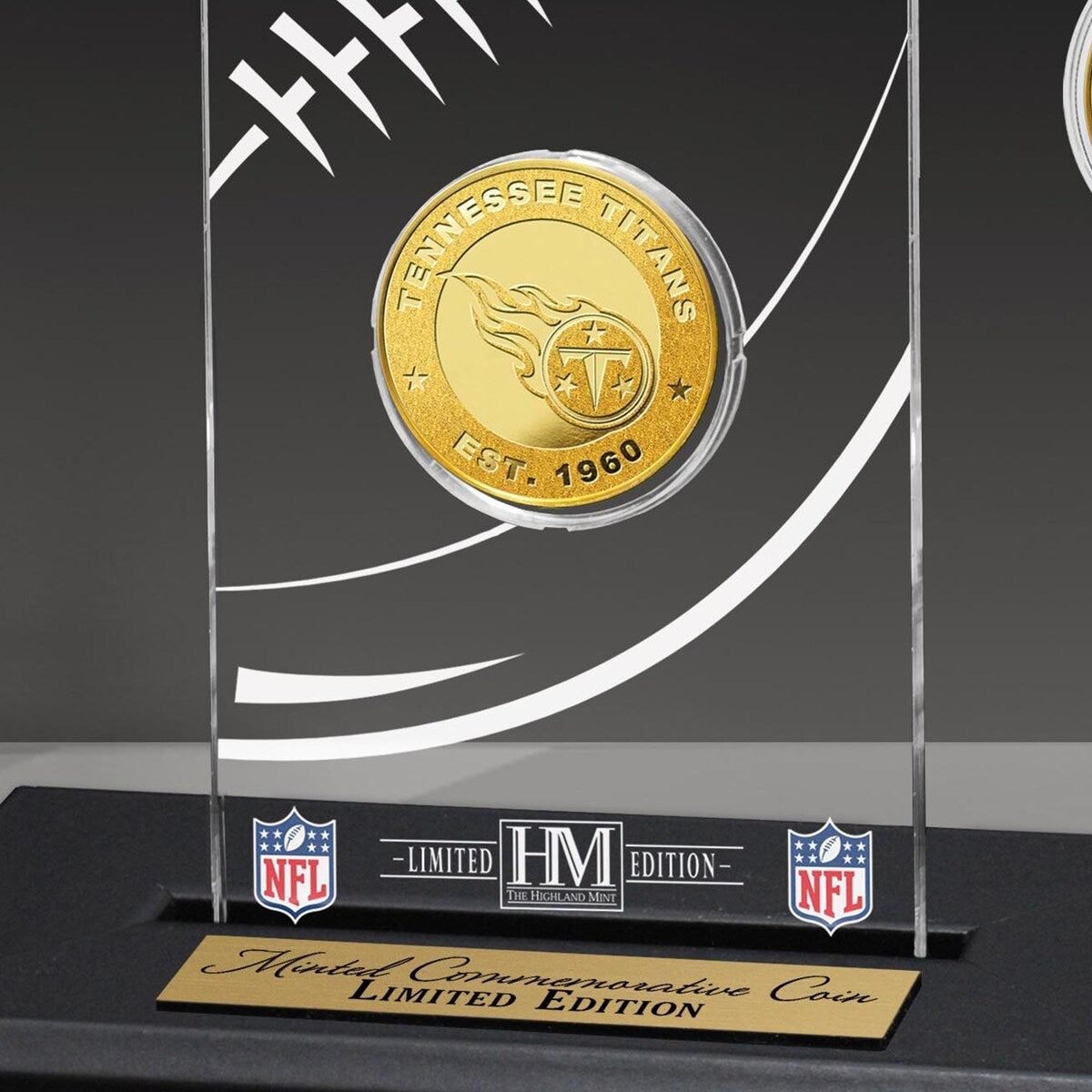 Tennessee Titans Gold Coin with Acrylic Display