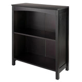 Terrace 2-Section Bookcase, Shelf, Espresso - 25.98 x 11.81 x 30 inches
