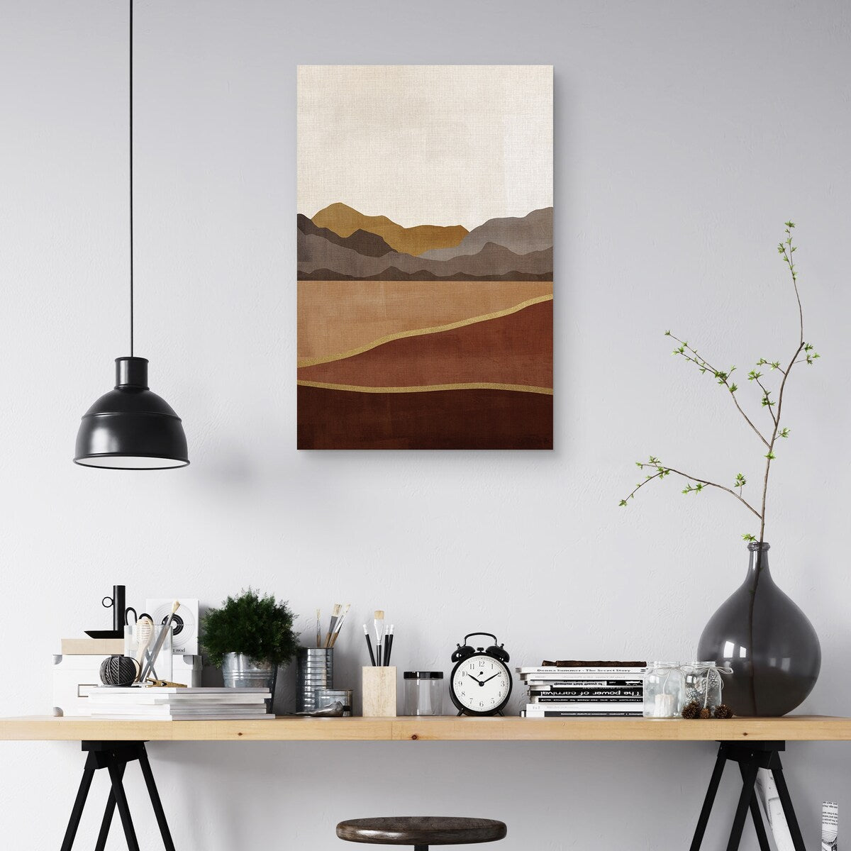 Terrain by Belle Maison Canvas Art Print