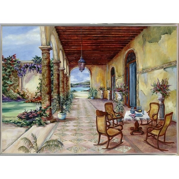 Terrazzo Hiacia Del Mar-KARSTE72513 Print 20.25"x27.75" by Karen Stene
