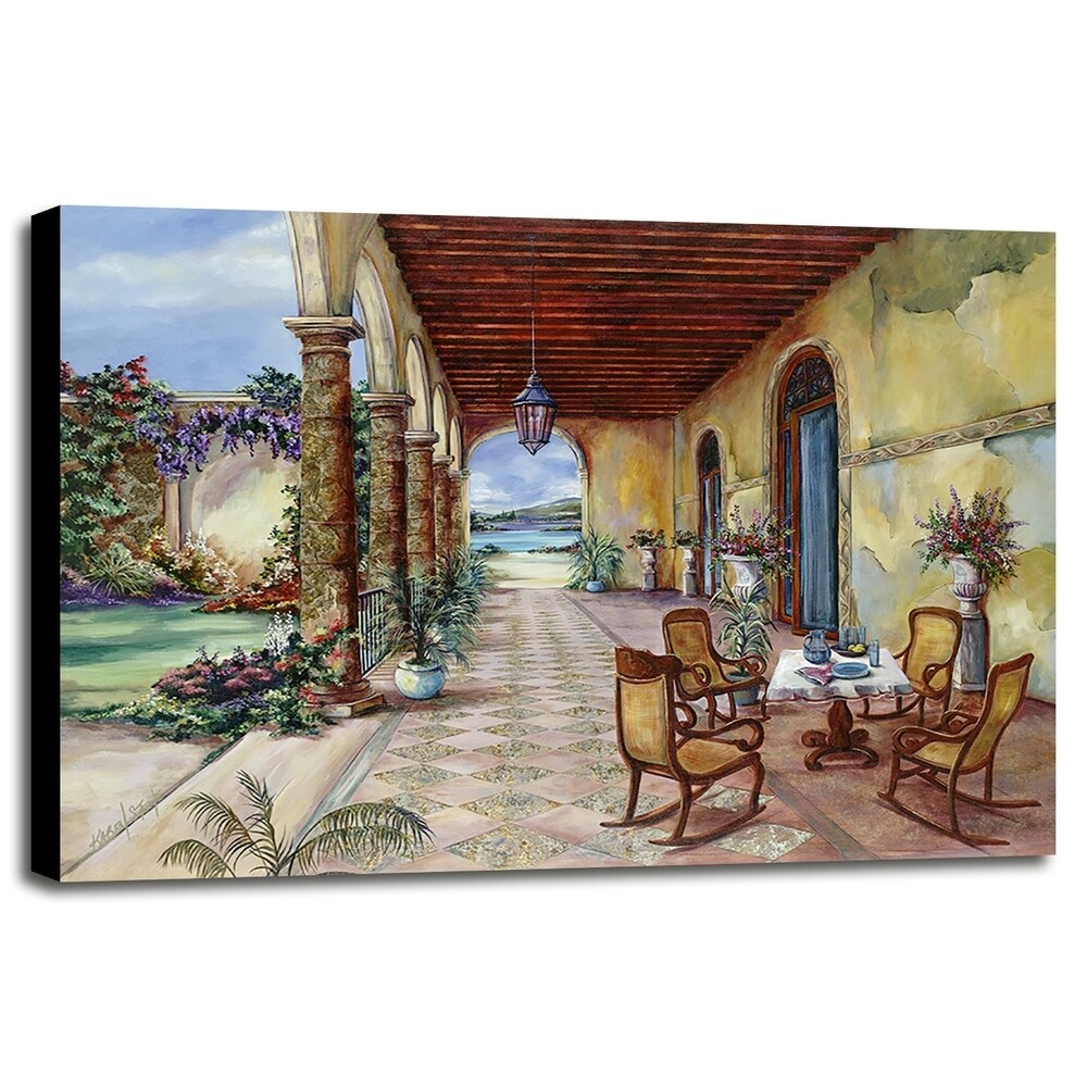 Terrazzo Hiacia Del Mar-KARSTE72513 Print 20.25"x27.75" by Karen Stene