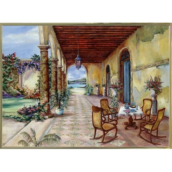 Terrazzo Hiacia Del Mar-KARSTE72513 Print 20.25"x27.75" by Karen Stene