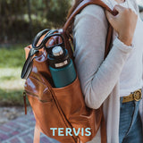 Tervis Camp Stickers Triple Walled Insulated Travel Tumbler, Stainless Steel - 24oz Wide Mouth Bottle