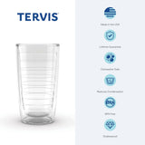 Tervis Marvel Deadpool Shhh No One Cares Made in USA Double Walled Insulated Travel Tumbler, Classic