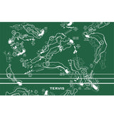 Tervis Traveler Golf Course Map Triple Walled Insulated Travel Tumbler, Stainless Steel
