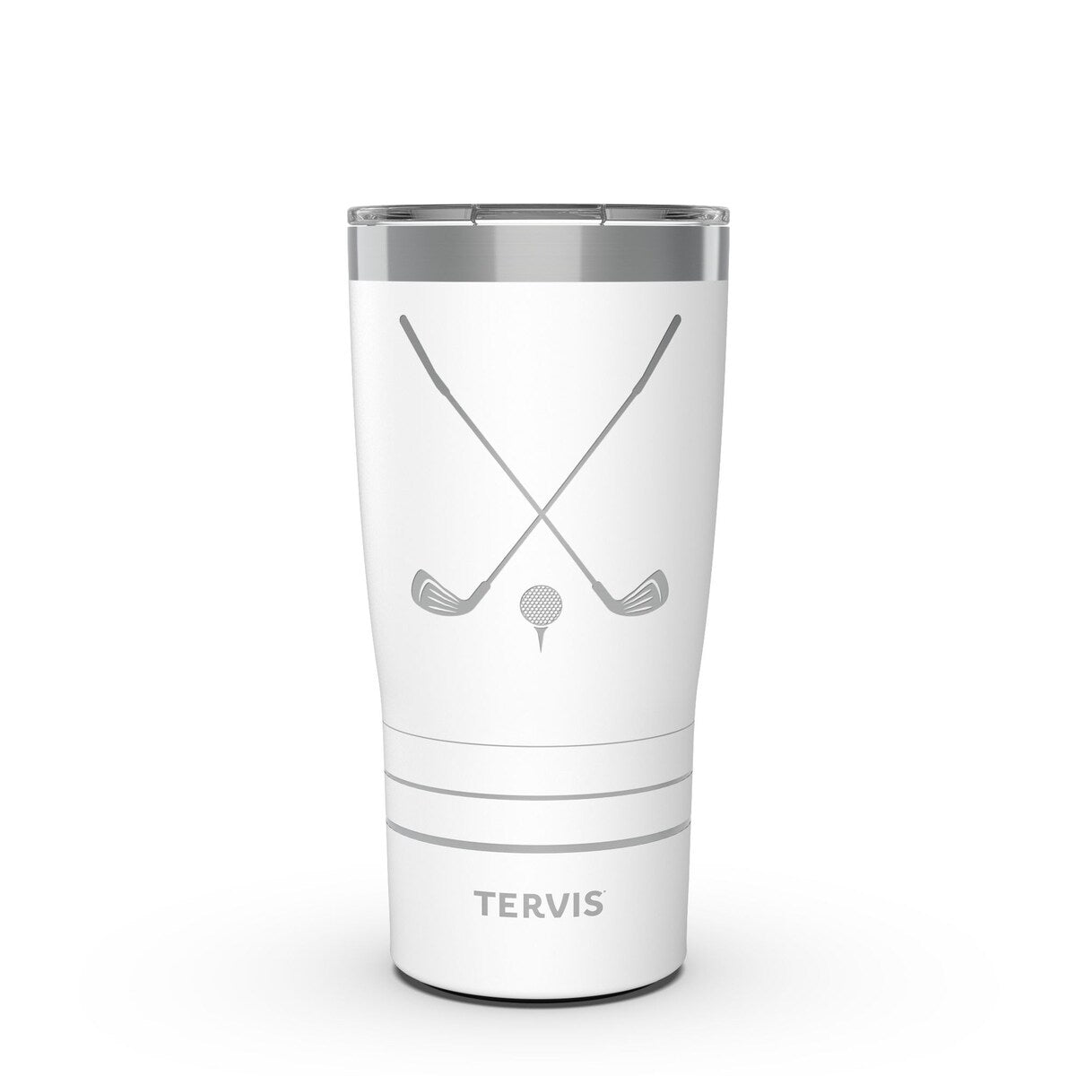 Tervis Traveler Golfers Life for Me Triple Walled Insulated Travel Tumbler, Glacier White