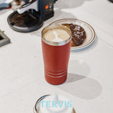 Tervis Traveler Paw Prints Triple Walled Insulated Travel Tumbler, Stainless Steel
