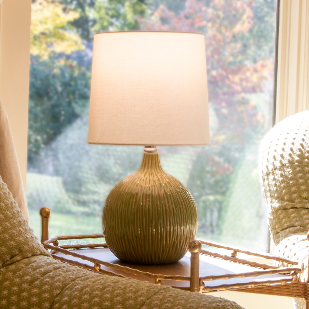 Tess Textured Ceramic Lamp