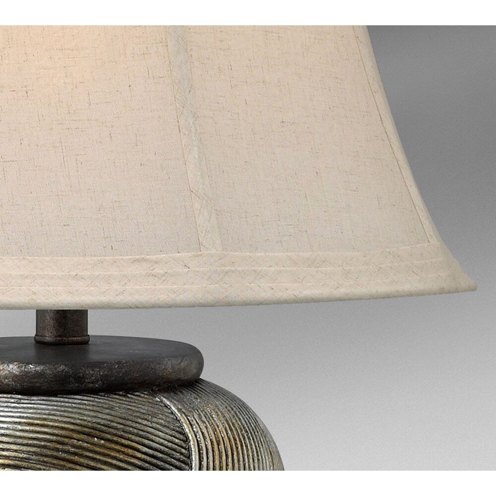 Tessere 30 in. Silver & Copper Medley Table Lamp