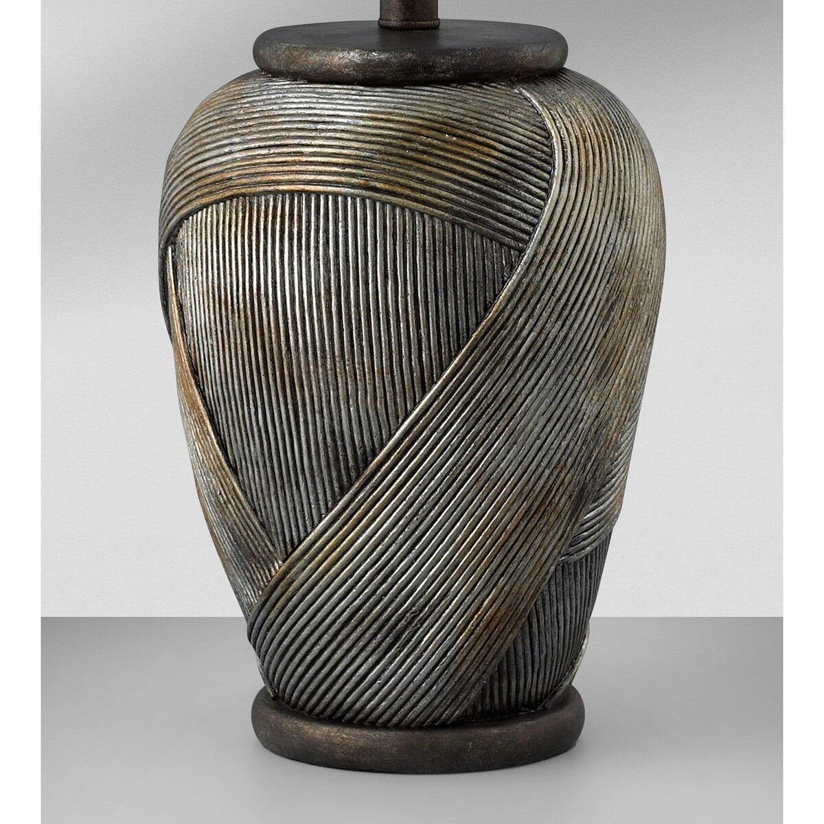 Tessere 30 in. Silver & Copper Medley Table Lamp