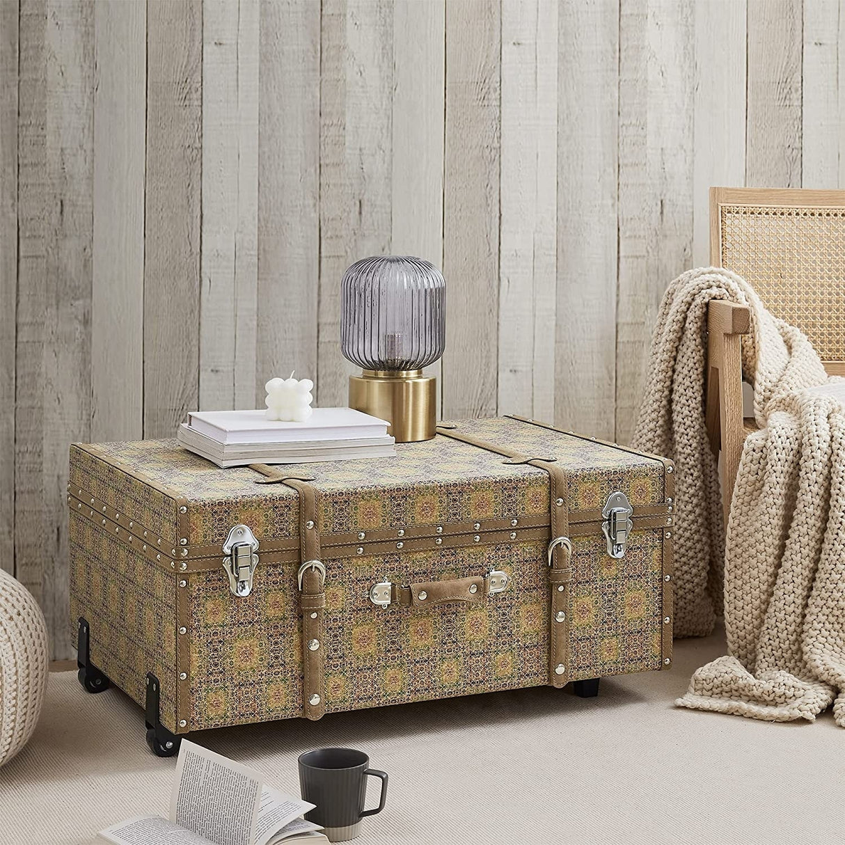 Texture® Brand Trunk - Mosaic by DormCo - 29"L x 20"W x 14"H
