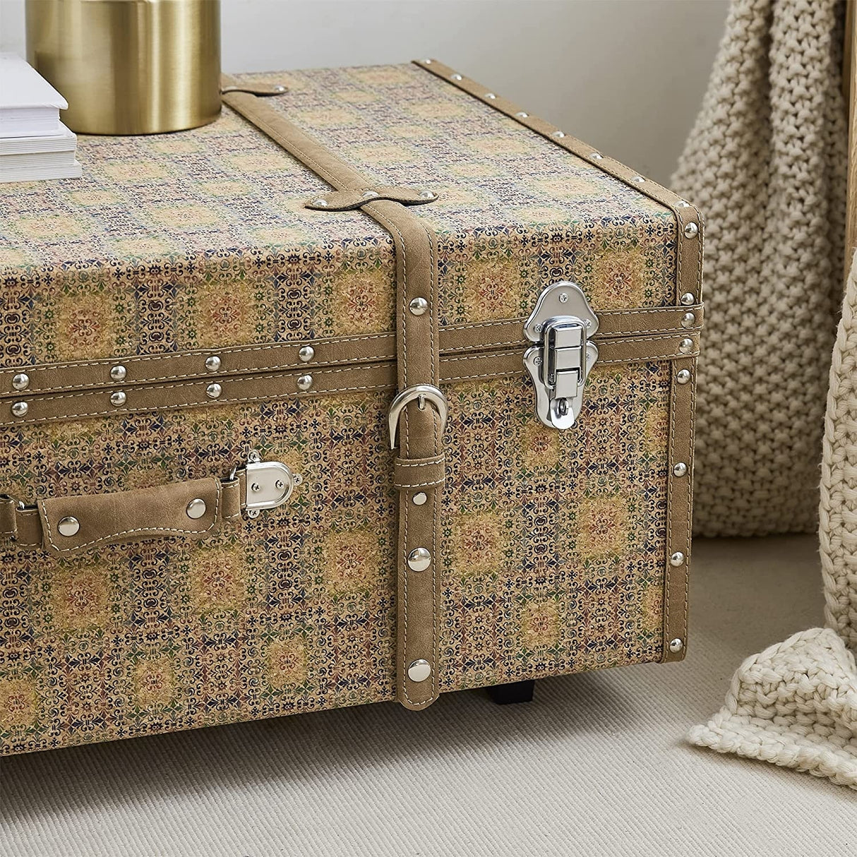 Texture® Brand Trunk - Mosaic by DormCo - 29"L x 20"W x 14"H