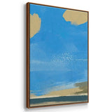 Textured Beachscape II - Multi Piece Framed Canvas