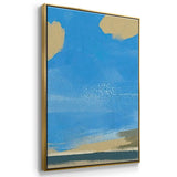 Textured Beachscape II - Multi Piece Framed Canvas