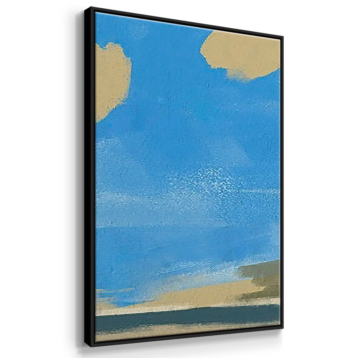 Textured Beachscape II - Multi Piece Framed Canvas