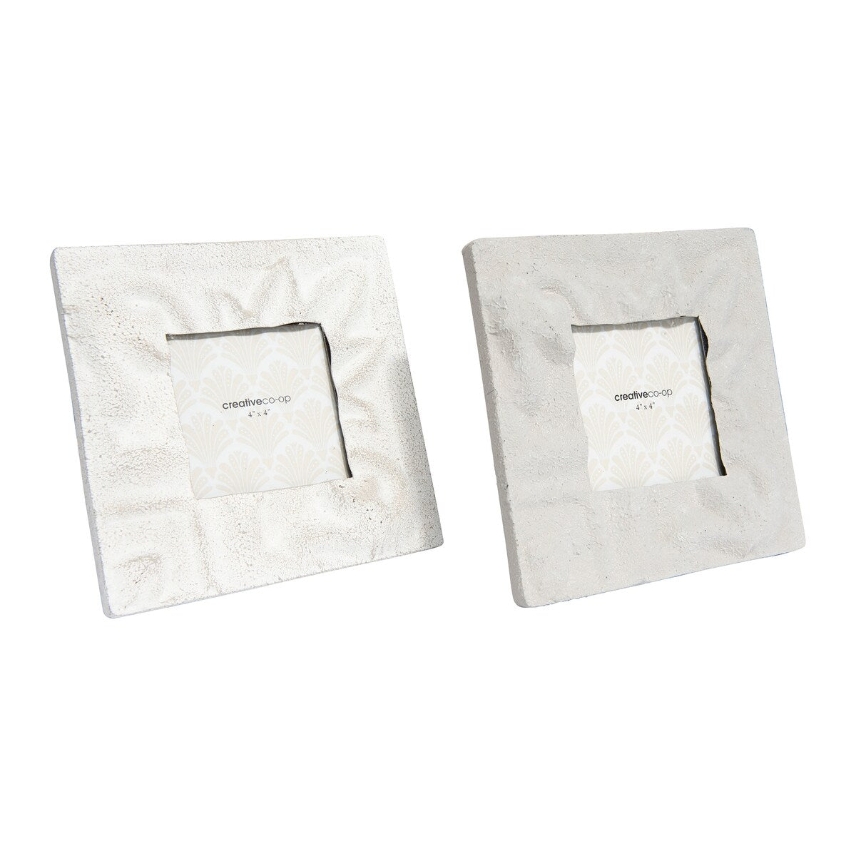 Textured & Embossed Square Metal Photo Frame