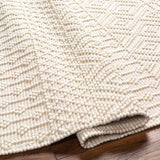 Thackery Handmade Farmhouse Stripe Wool Area Rug