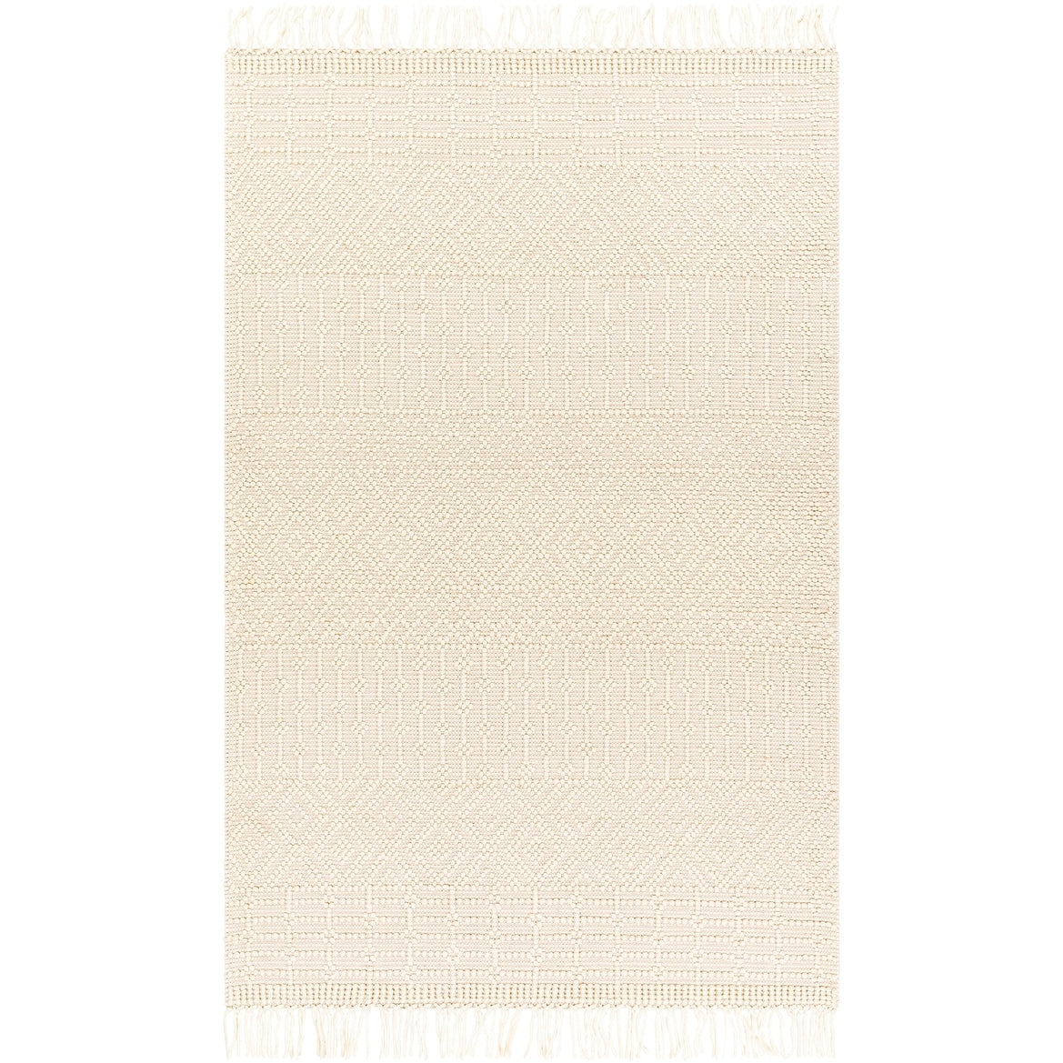 Thackery Handmade Farmhouse Stripe Wool Area Rug