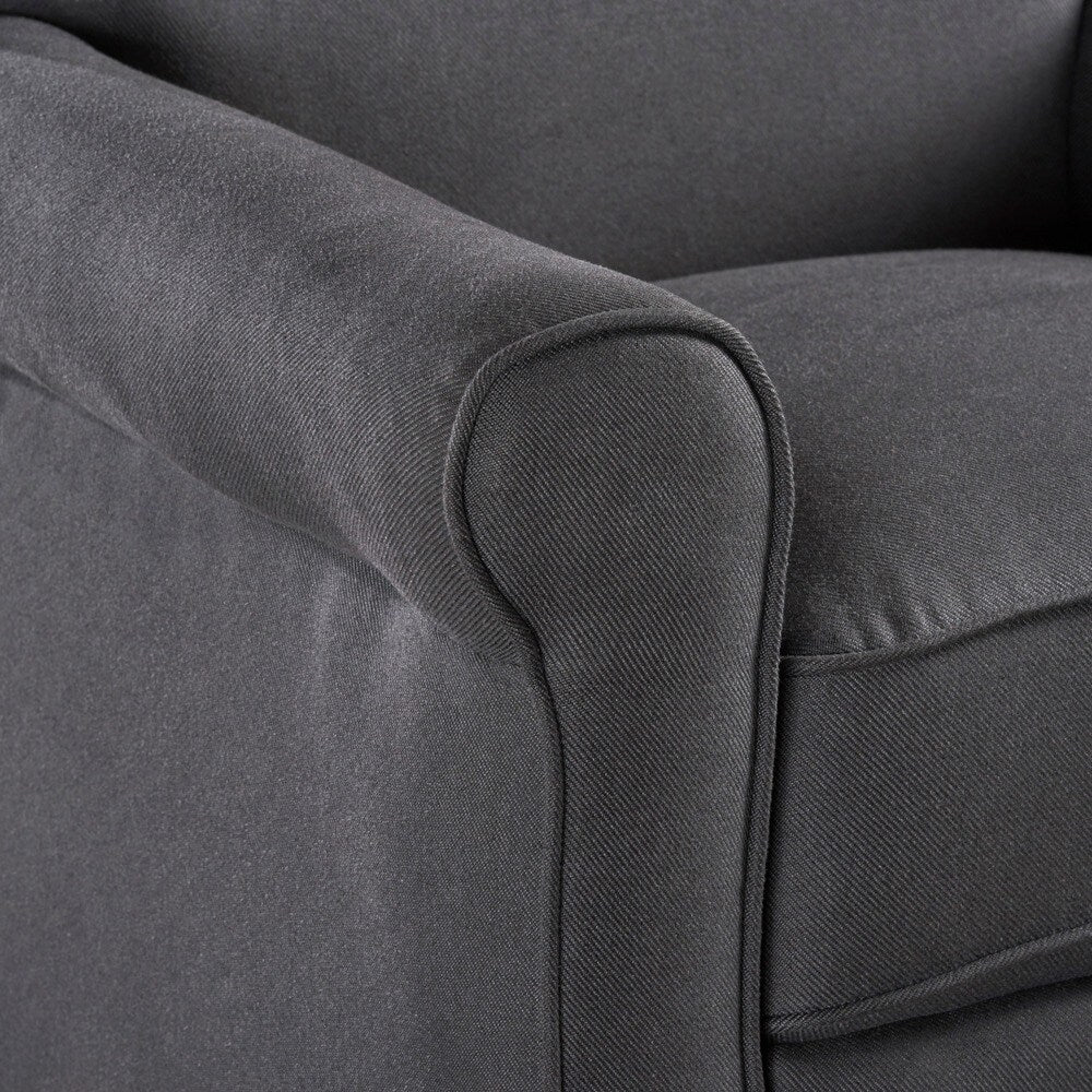 Thalia Traditional Fabric Recliner by Christopher Knight Home