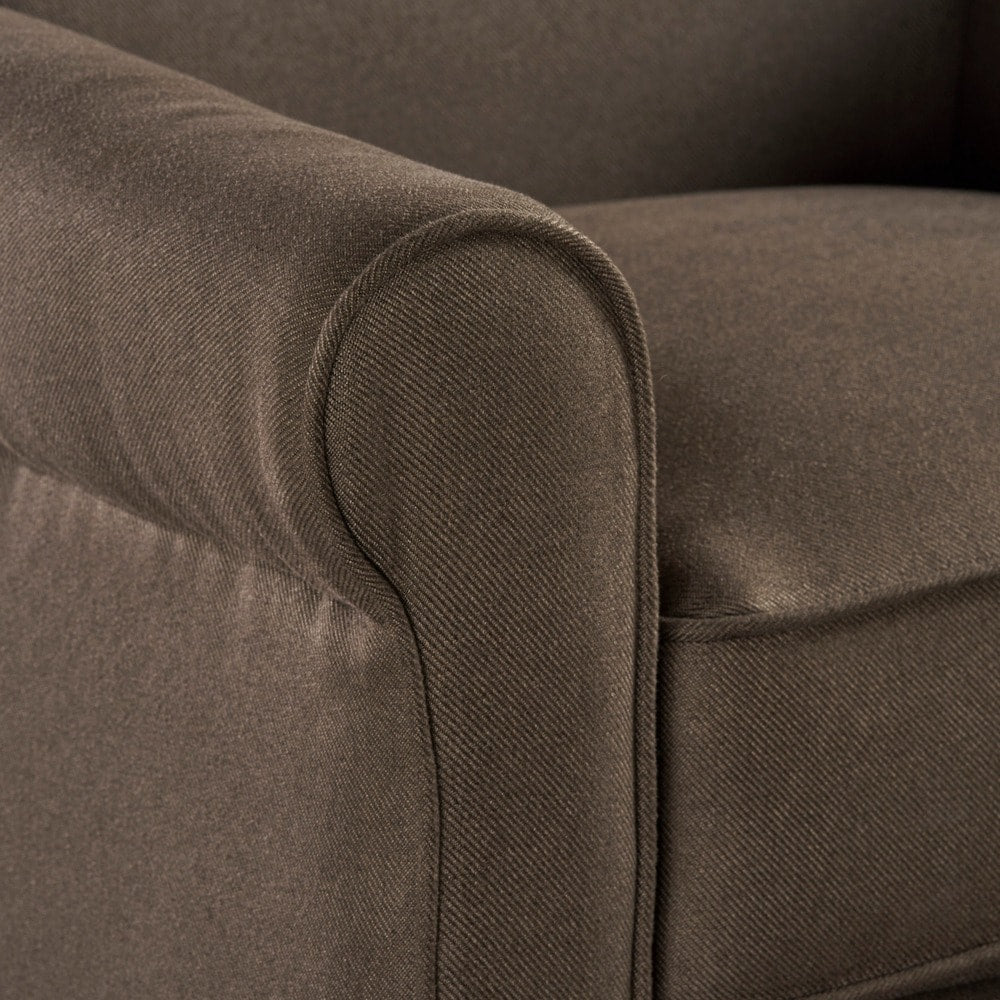 Thalia Traditional Fabric Recliner by Christopher Knight Home