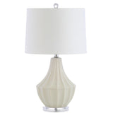 Thatcher 24.5" Ceramic LED Table Lamp, Navy by JONATHAN Y