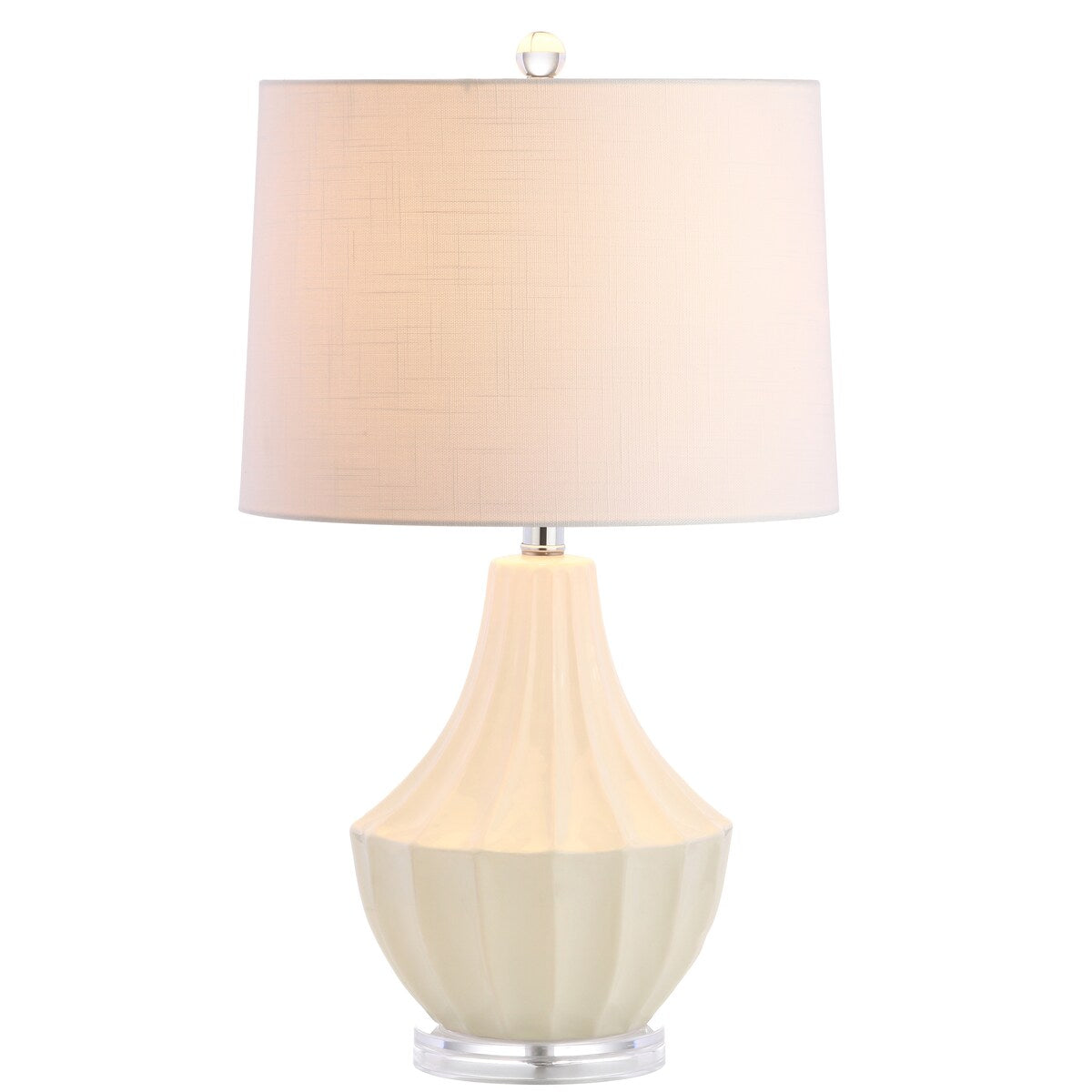 Thatcher 24.5" Ceramic LED Table Lamp, Navy by JONATHAN Y