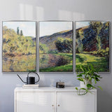 The Arm of the Seine at Jeufosse, Afternoon, 1884 - Multi Piece Framed Canvas