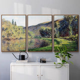 The Arm of the Seine at Jeufosse, Afternoon, 1884 - Multi Piece Framed Canvas