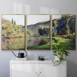 The Arm of the Seine at Jeufosse, Afternoon, 1884 - Multi Piece Framed Canvas
