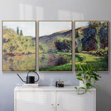The Arm of the Seine at Jeufosse, Afternoon, 1884 - Multi Piece Framed Canvas