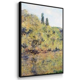 The Arm of the Seine at Jeufosse, Afternoon, 1884 - Multi Piece Framed Canvas