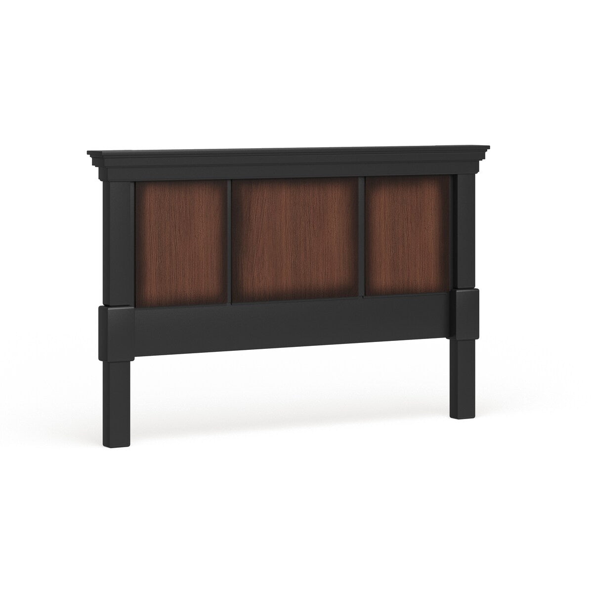 The Aspen Collection Rustic Cherry & Black King/California King Headboard by Home Styles