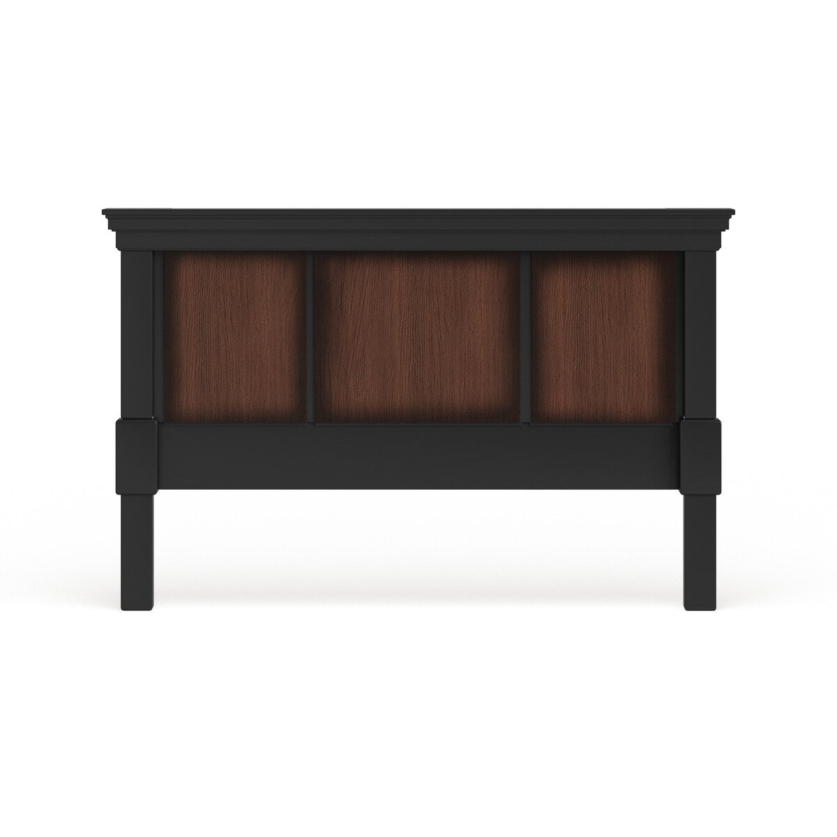 The Aspen Collection Rustic Cherry & Black King/California King Headboard by Home Styles