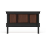 The Aspen Collection Rustic Cherry & Black King/California King Headboard by Home Styles