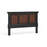 The Aspen Collection Rustic Cherry & Black King/California King Headboard by Home Styles