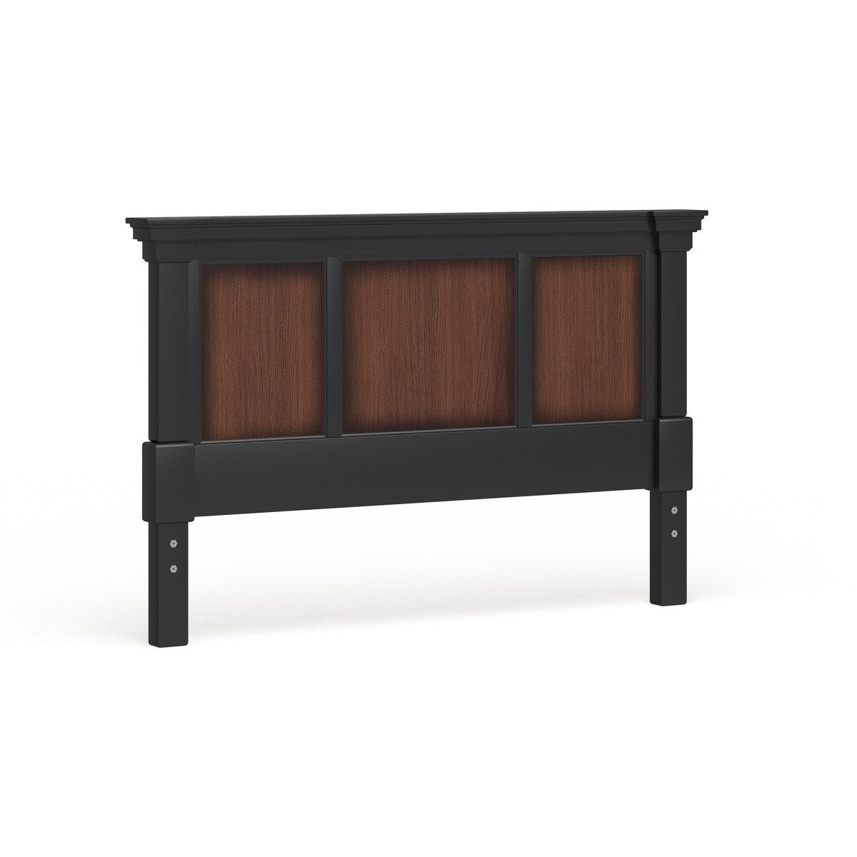 The Aspen Collection Rustic Cherry & Black King/California King Headboard by Home Styles