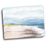 The Beach In Calm 20x16 Gallery Wrapped Stretched Canvas