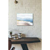 The Beach In Calm 20x16 Gallery Wrapped Stretched Canvas