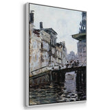 The Bridge, Amsterdam, 1874 - Multi Piece Framed Canvas