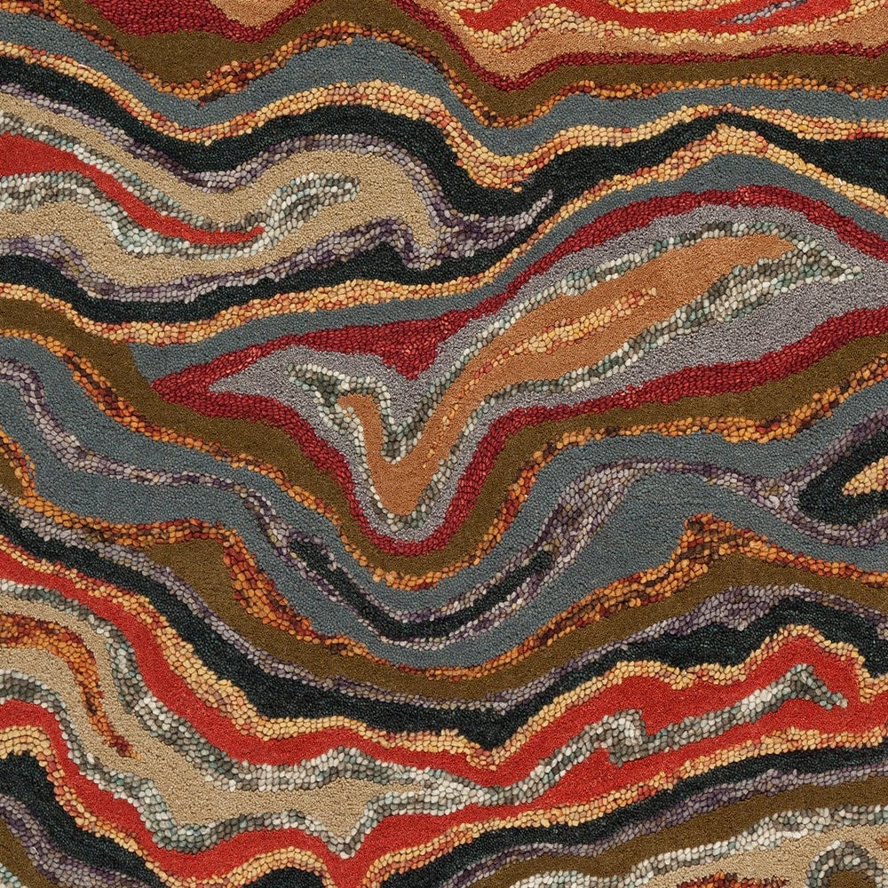 The Curated Nomad Alvarado Hand-tufted Novelty Wool Geode Area Rug - 3'3" x 5'3"