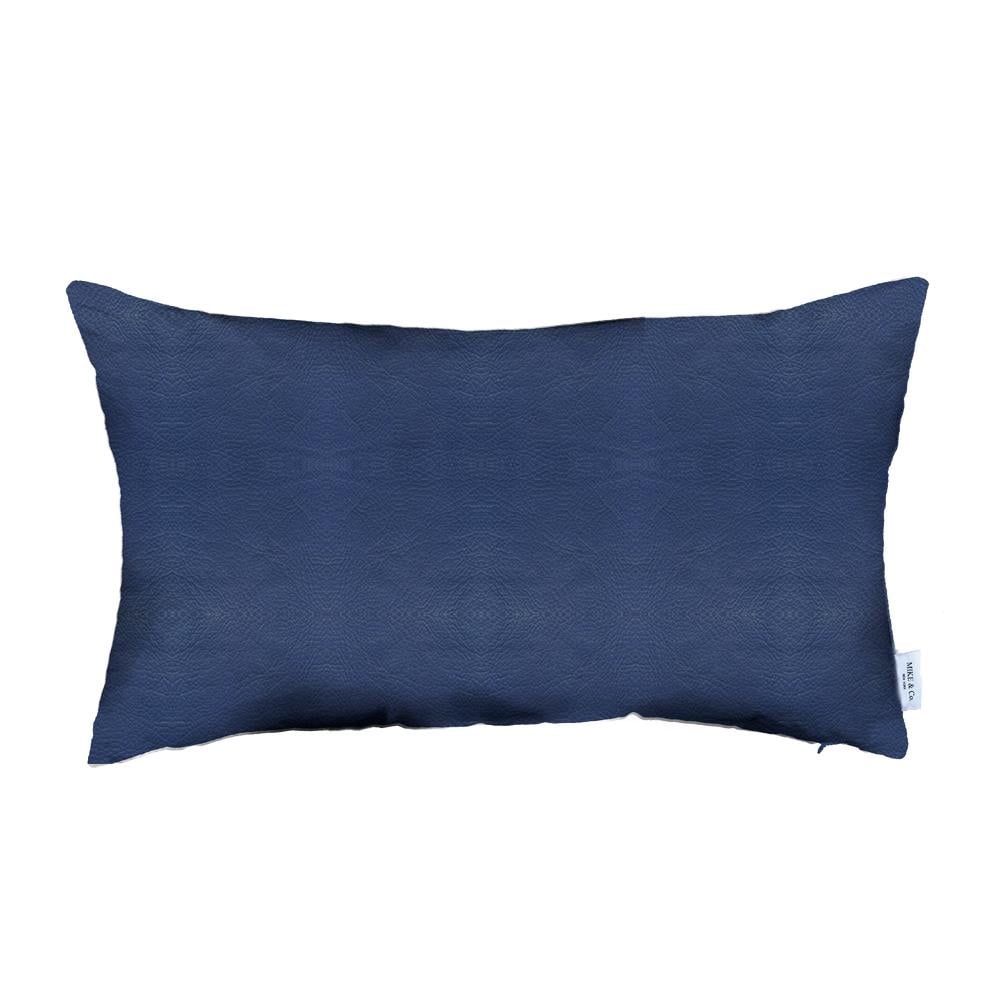 The Curated Nomad Baywood Faux Leather Pillow Cover