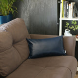 The Curated Nomad Baywood Faux Leather Pillow Cover