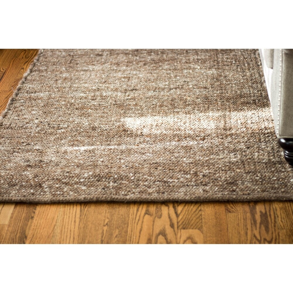 Super Area Rugs Organic Wool & Jute Braided Area Rug