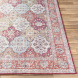 The Curated Nomad Lessingia Vintage Diamond Trellis Area Rug