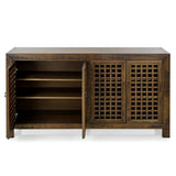 Steve Silver Raissa 70-inch Hand-rubbed Distressed Accent Cabinet