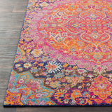 Livabliss Roanoke Vintage Persian Medallion Pink/Multi Area Rug - 2' x 3'/Surplus